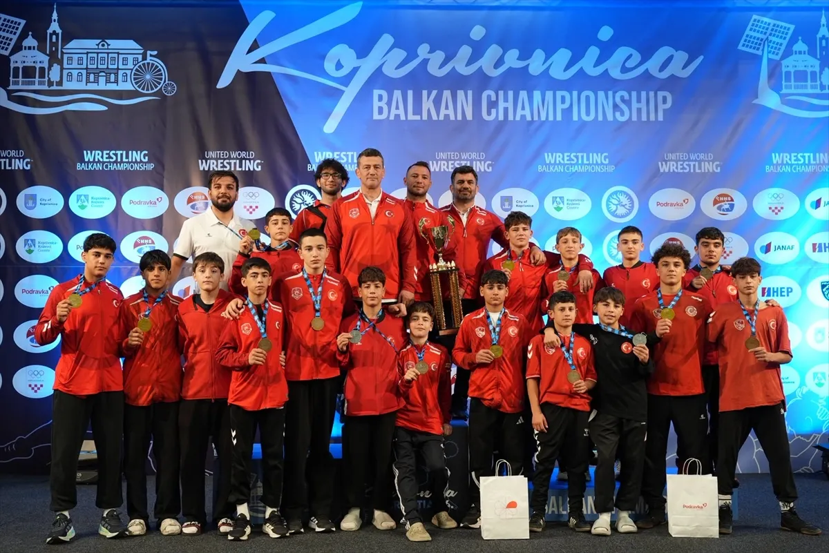 15 Yaş Altı Güreş Milli Takımı, Balkan şampiyonu oldu