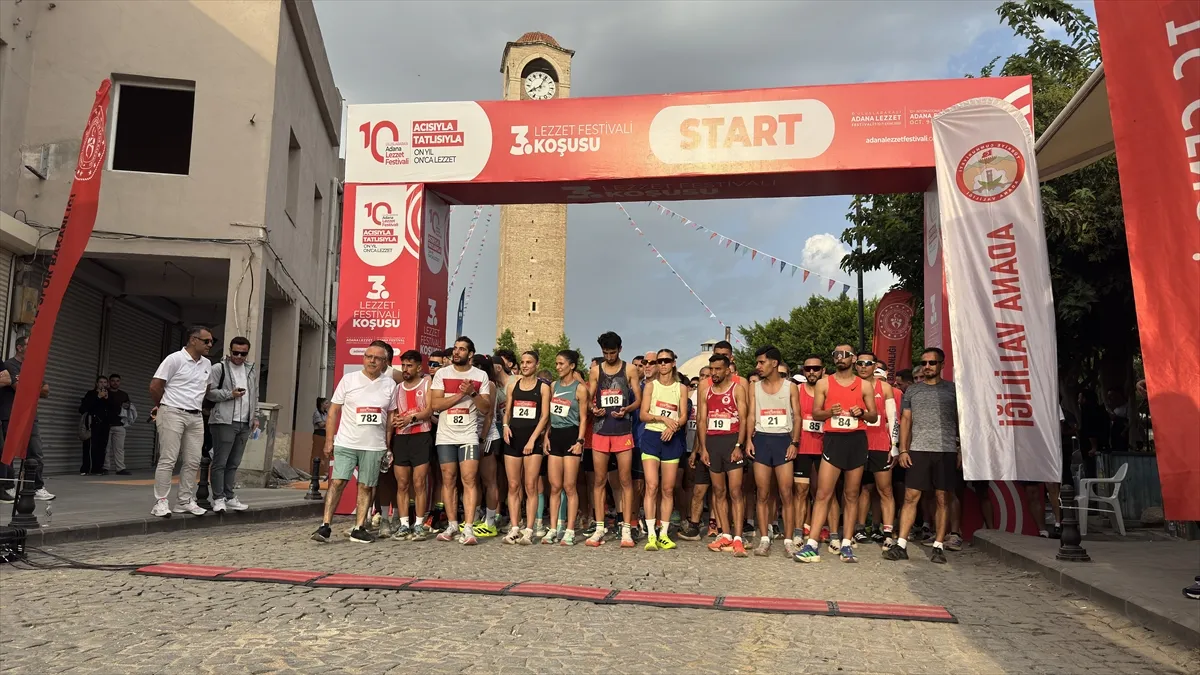 Adana Lezzet Festivali’nde 3. Lezzet Festivali Koşusu yapıldı Adana Lezzet Festivali’nde 3. Lezzet Festivali Koşusu yapıldı