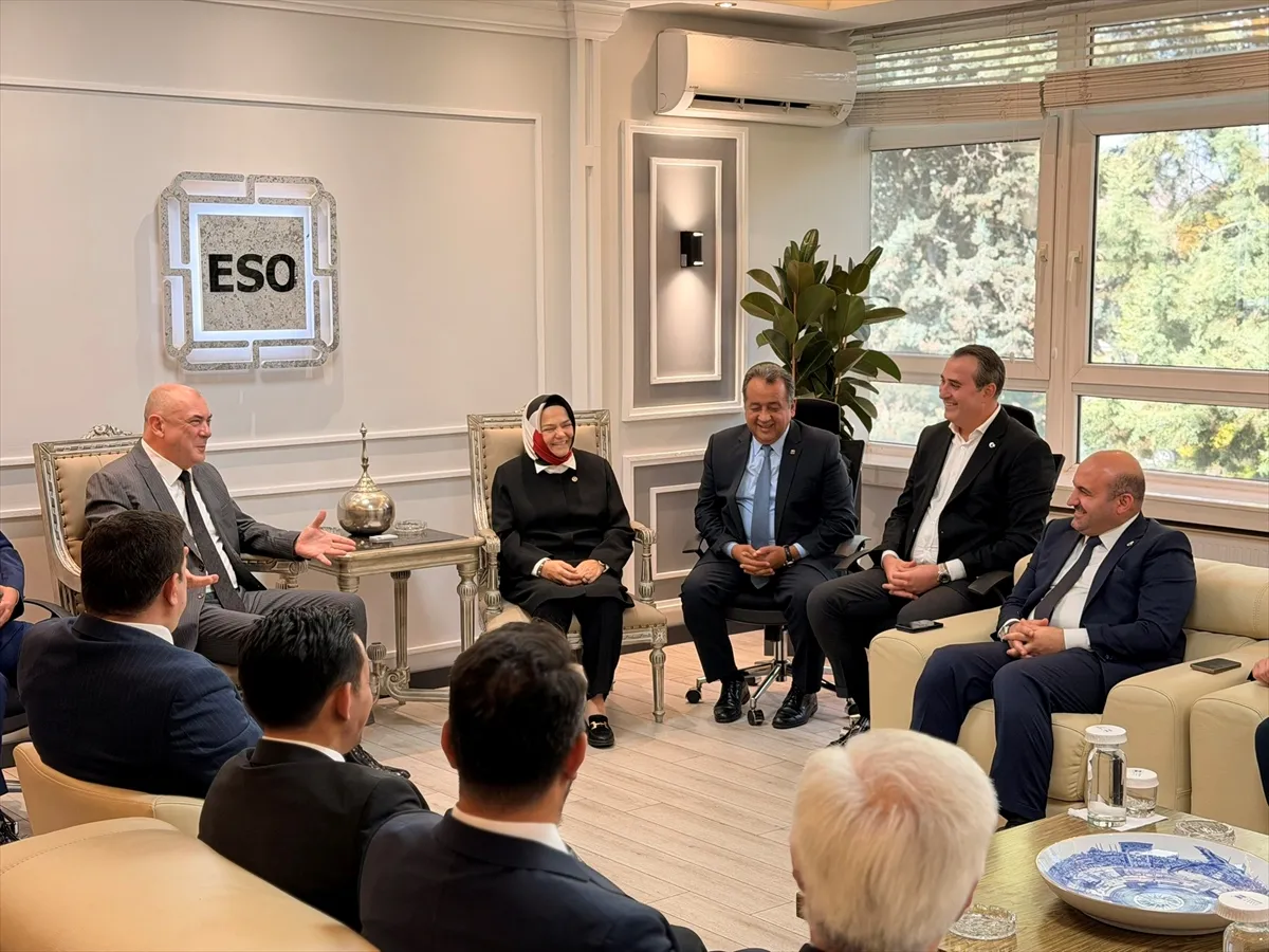 AK Parti Eskişehir Milletvekili Gürcan ESO Başkanı Kesikbaş’ı ziyaret etti