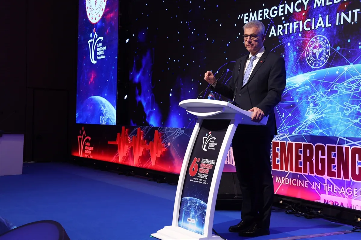 Antalya’da Bakan Memişoğlu: 3 bin 600 acil sağlık istasyonu var