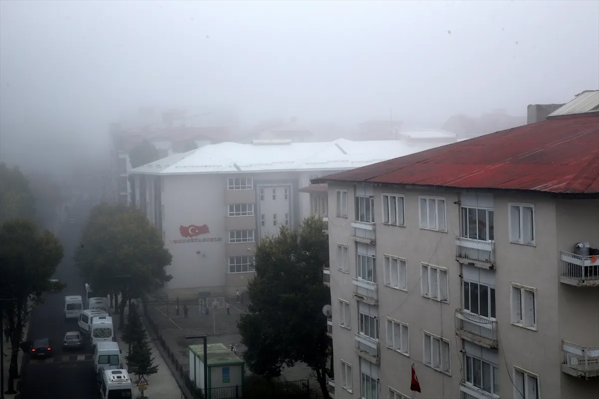 Ardahan’da yoğun sis etkili oldu Ardahan’da yoğun sis etkili oldu