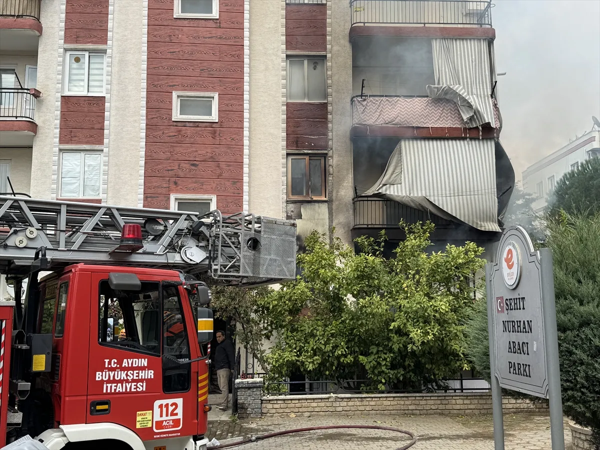Aydın’da evde çıkan yangın söndürüldü Aydın’da evde çıkan yangın söndürüldü