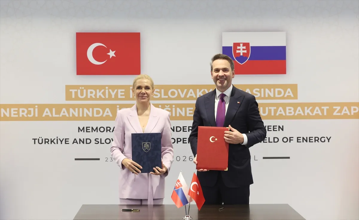 Türkiye-Slovakya arasında enerji alanında mutabakat zaptı imzalandı Türkiye-Slovakya arasında enerji alanında mutabakat zaptı imzalandı