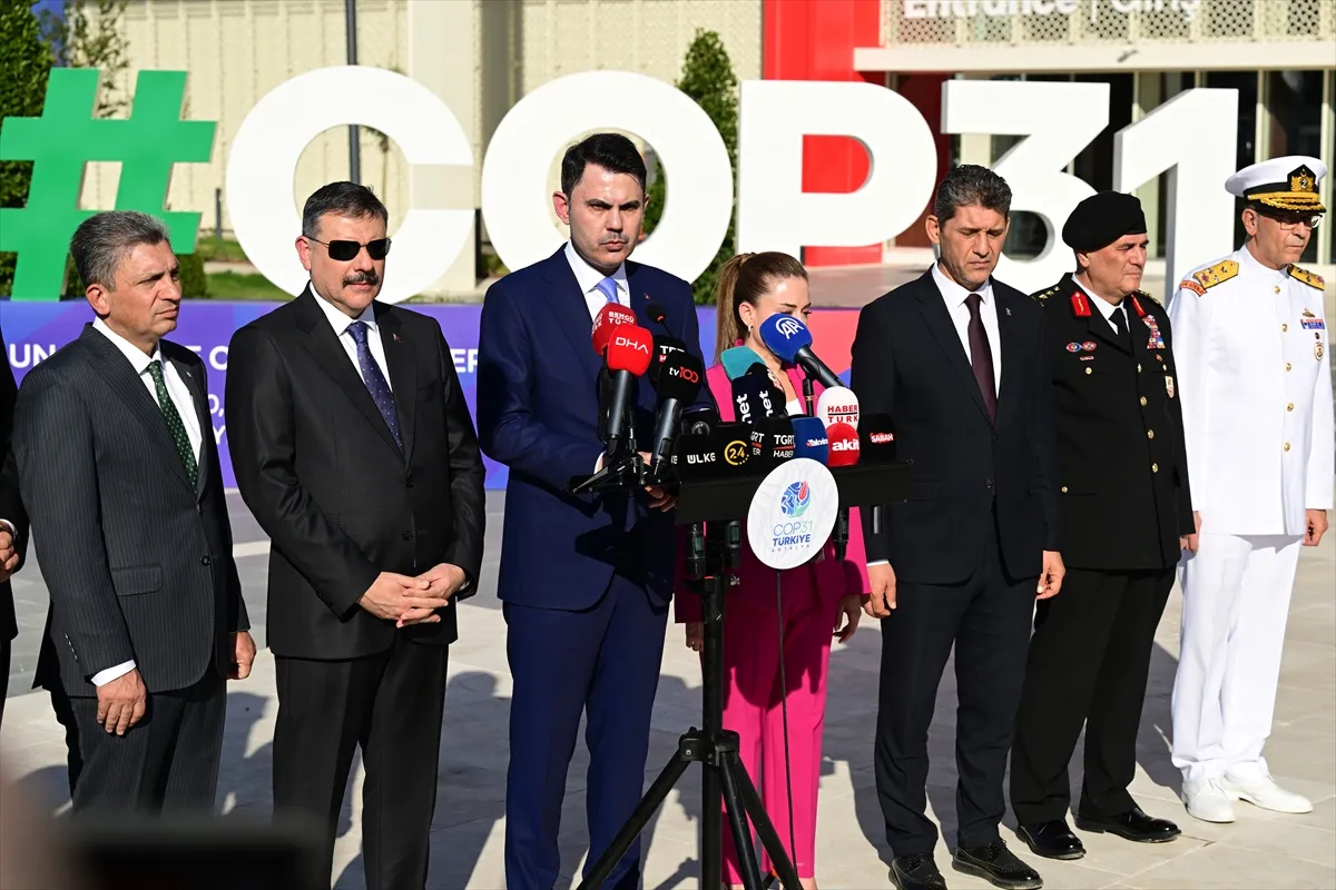Bakan Kurum, Antalya’da COP31 alanında incelemelerde bulundu