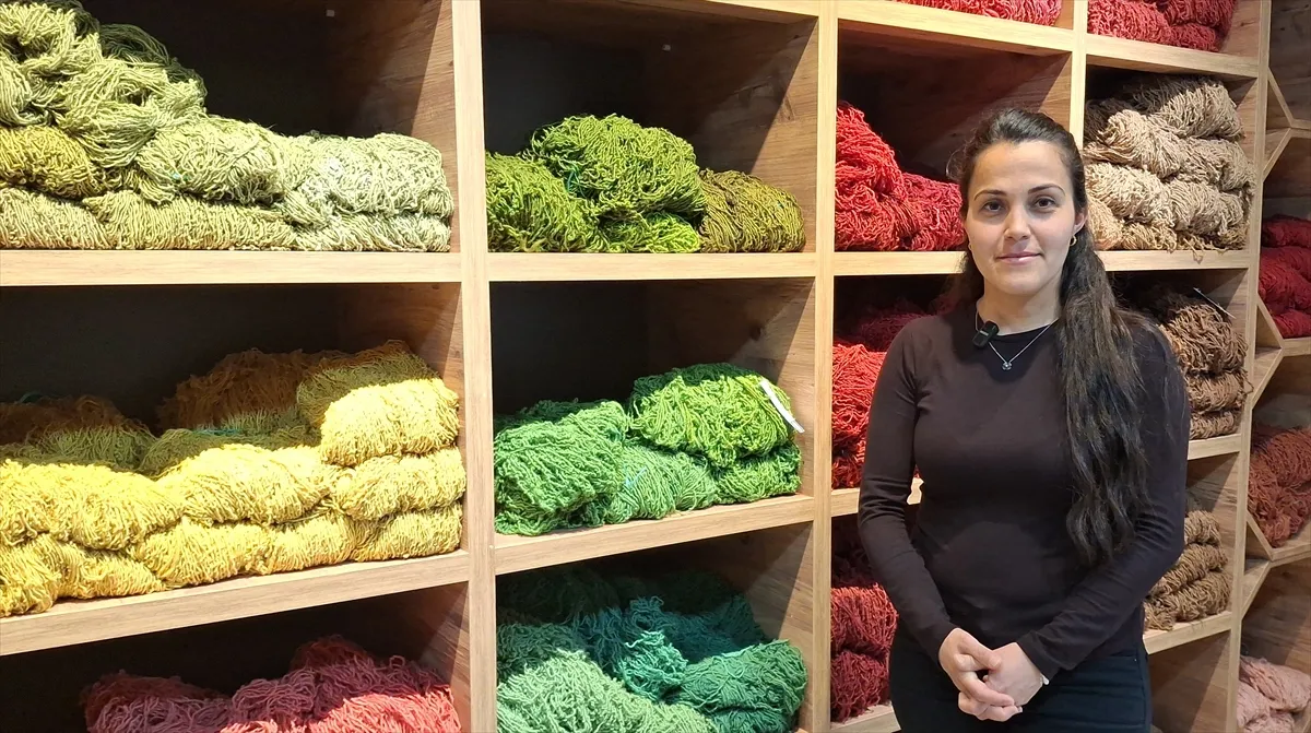 Beypazarı’nda kök boyalı yün ipler 50’den fazla merkeze gönderiliyor Beypazarı’nda kök boyalı yün ipler 50’den fazla merkeze gönderiliyor