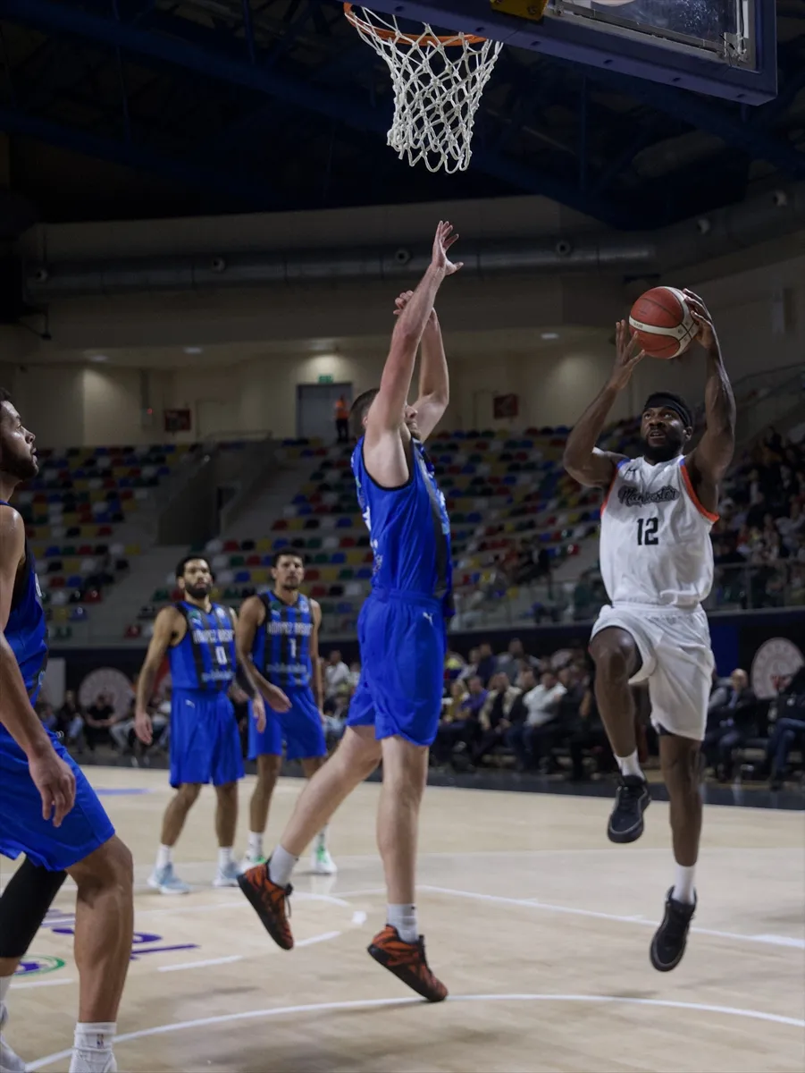 Körfez Basket, FIBA Avrupa Kupası’nda Manchester’a karşı sahada 5. kare