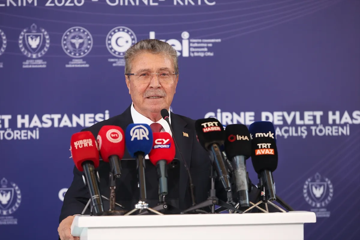Cumhurbaşkanı Yardımcısı Yılmaz, Girne ve Güzelyurt devlet hastanelerinin açılışında konuştu Cumhurbaşkanı Yardımcısı Yılmaz, Girne ve Güzelyurt devlet hastanelerinin açılışında konuştu