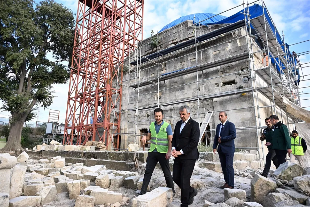 Edirne’de Evliya Kasımpaşa Camisi’nin kubbe restorasyonunda sona gelindi Edirne’de Evliya Kasımpaşa Camisi’nin kubbe restorasyonunda sona gelindi