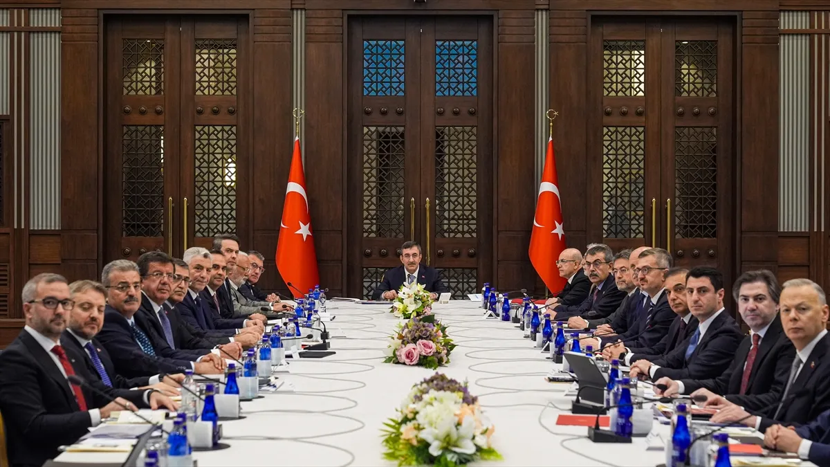 Ekonomi Koordinasyon Kurulu, Cumhurbaşkanı Yardımcısı Yılmaz başkanlığında toplandı