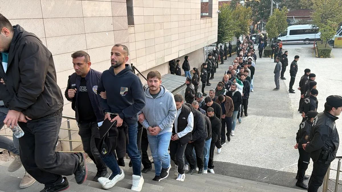 Eskişehir merkezli yasa dışı bahis operasyonunda 78 zanlı tutuklandı