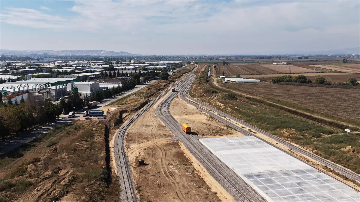 Eskişehir OSB-Hasanbey demiryolu hattında çalışmalar tamamlanıyor