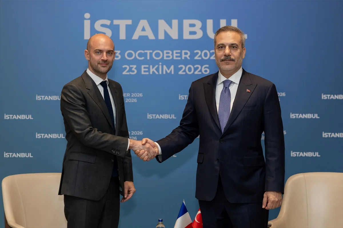 Fidan, Fransız mevkidaşı Barrot ile İstanbul’da görüştü