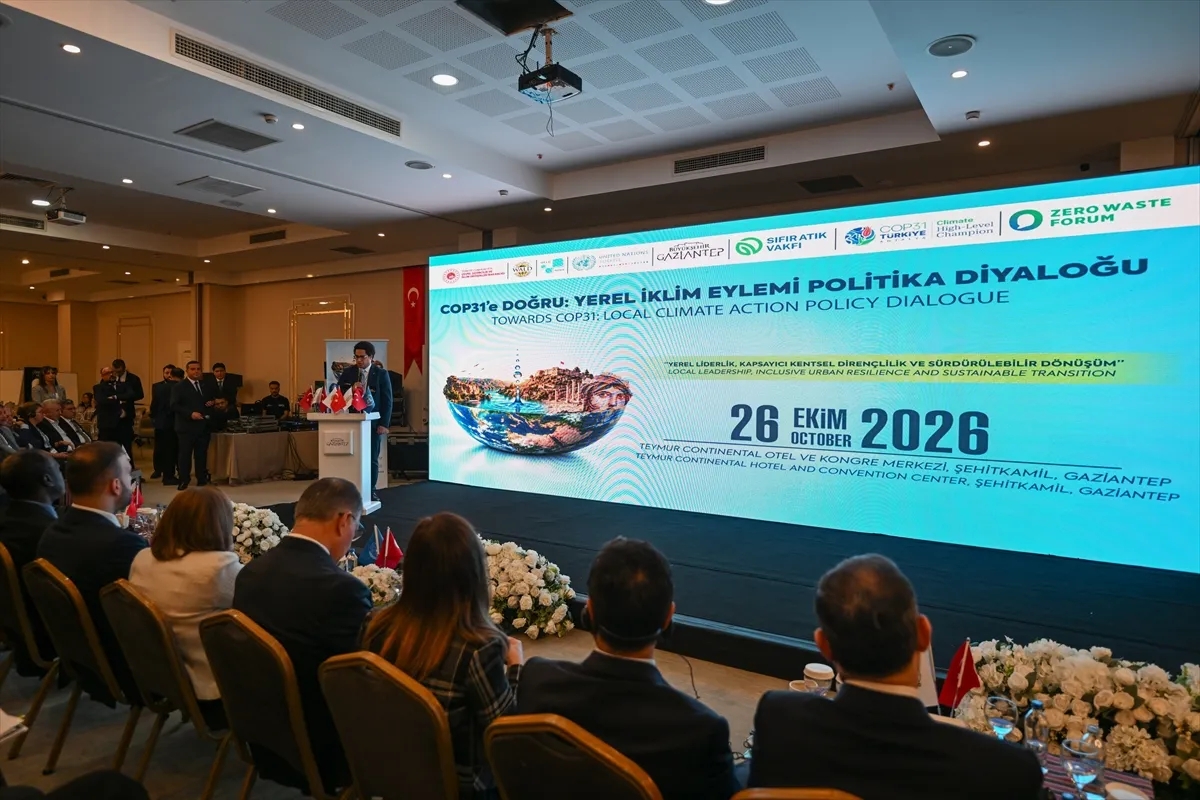 Gaziantep’te COP31 öncesi yerel iklim eylemi masaya yatırıldı Gaziantep’te COP31 öncesi yerel iklim eylemi masaya yatırıldı