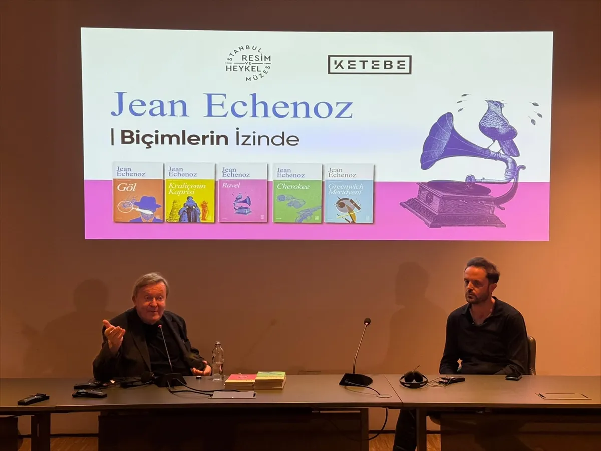 Goncourt ödüllü Fransız yazar Jean Echenoz İstanbul’da okurlarıyla buluştu Goncourt ödüllü Fransız yazar Jean Echenoz İstanbul’da okurlarıyla buluştu