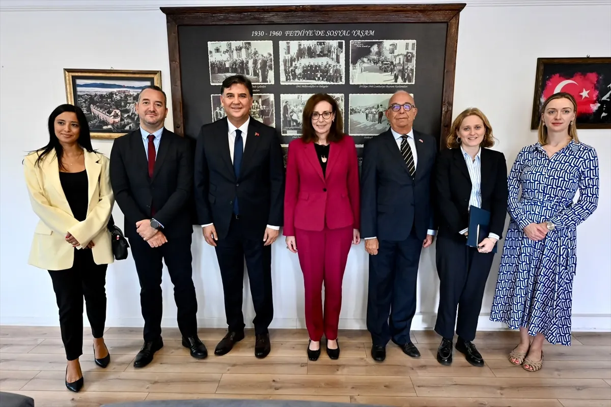 İngiltere’nin Ankara Büyükelçisi Anderson Fethiye Belediyesini ziyaret etti İngiltere’nin Ankara Büyükelçisi Anderson Fethiye Belediyesini ziyaret etti