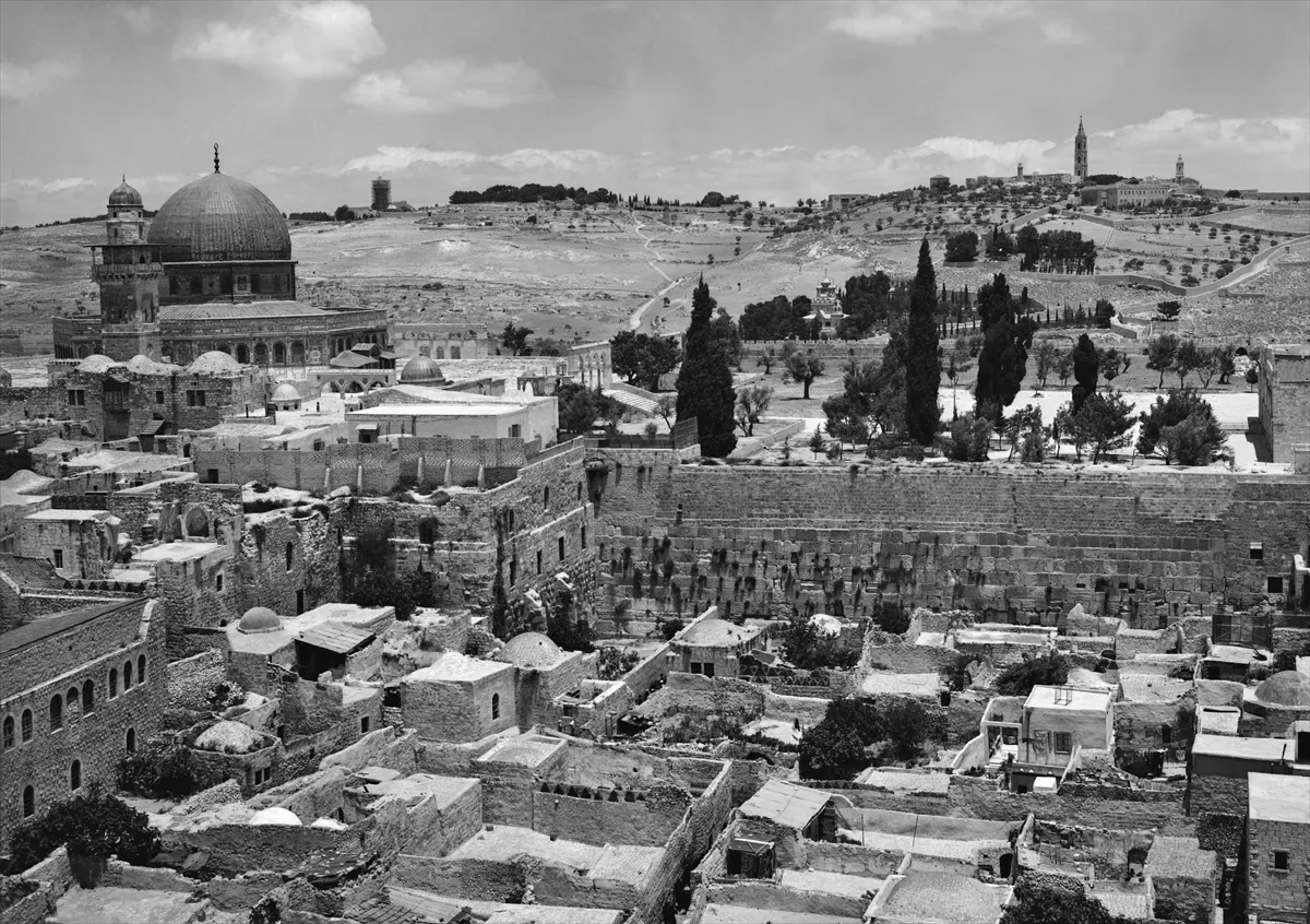 İşgalin silemediği görsel panorama "Kudüs’ün Hafızası" Anadolu Ajansı Arşivi’nde 6. kare