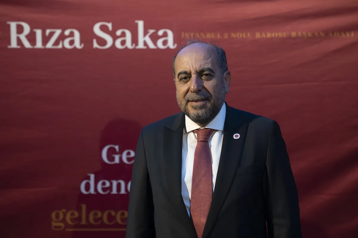 İstanbul 2 Nolu Barosu Başkanlığına Rıza Saka seçildi