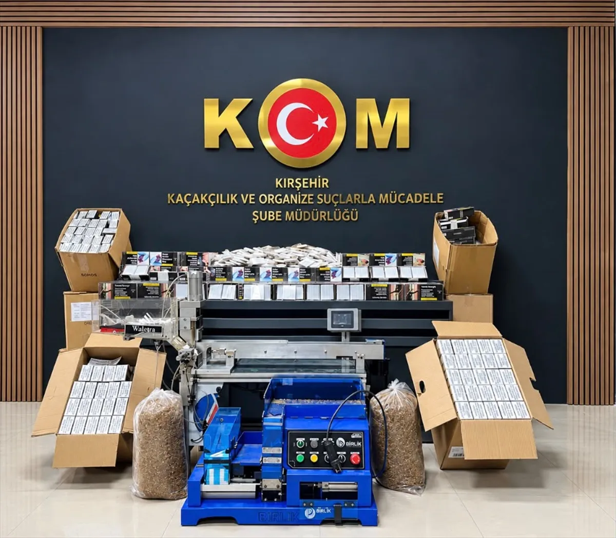 Kırşehir’de 172 bin makaron ele geçirildi, 1 şüpheli yakalandı Kırşehir’de 172 bin makaron ele geçirildi, 1 şüpheli yakalandı