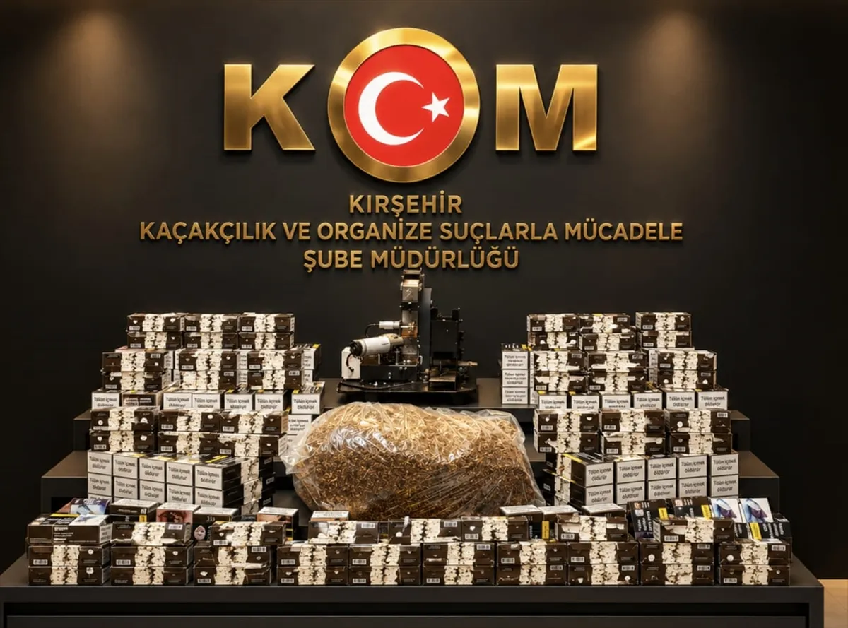 Kırşehir’de kaçak tütün operasyonunda 2 şüpheli yakalandı