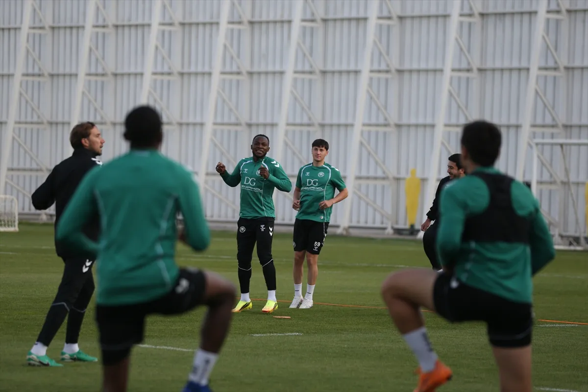 Konyaspor, Başakşehir maçı hazırlıklarını sürdürdü