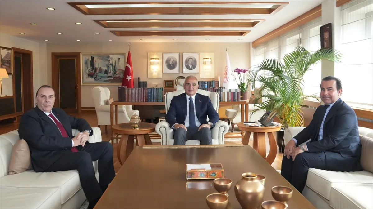 Kültür ve Turizm Bakanı Ersoy, DOB Genel Müdürü Can Atilla’yı kabul etti Kültür ve Turizm Bakanı Ersoy, DOB Genel Müdürü Can Atilla’yı kabul etti