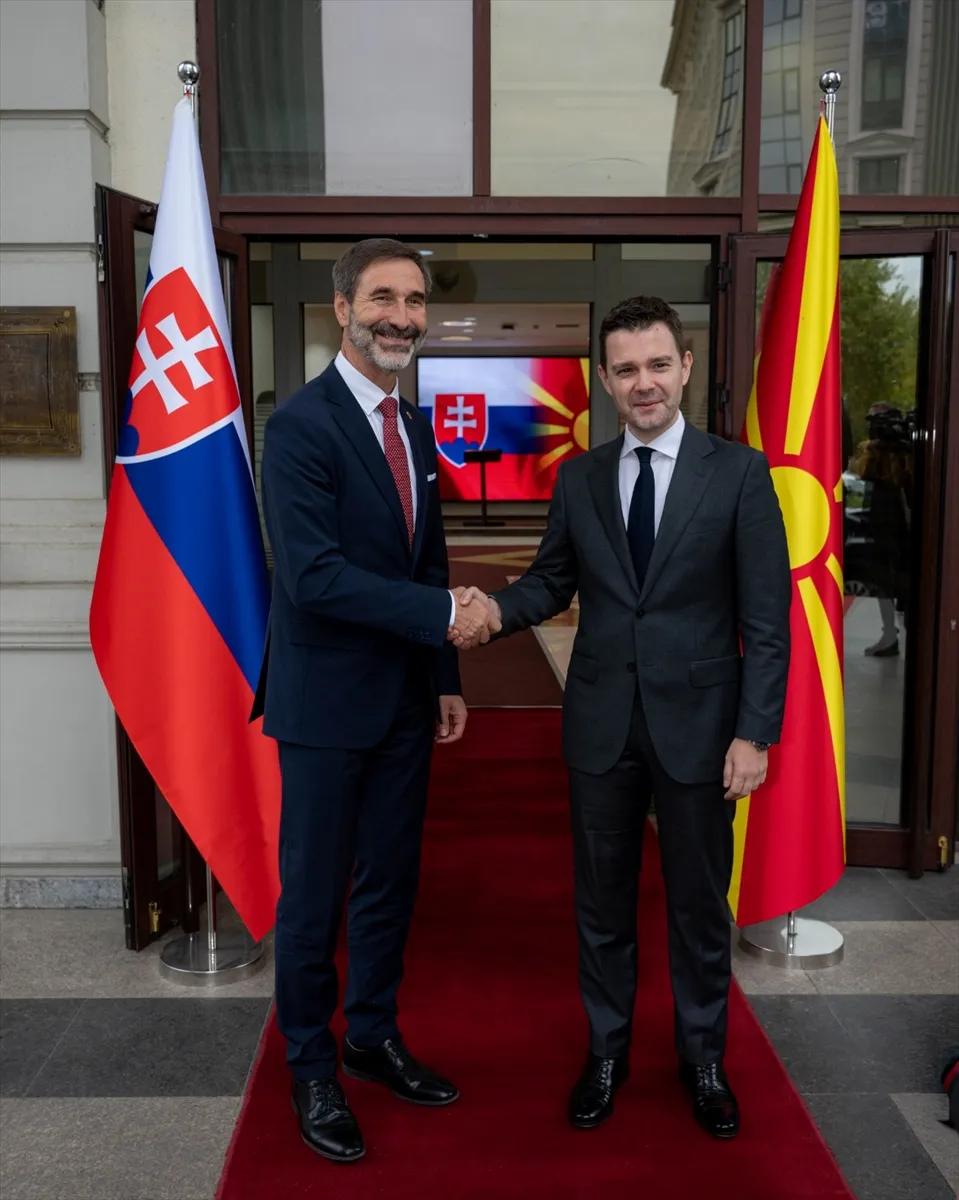 Kuzey Makedonya, AB üyelik sürecinde Slovakya’nın desteğini önemli buluyor