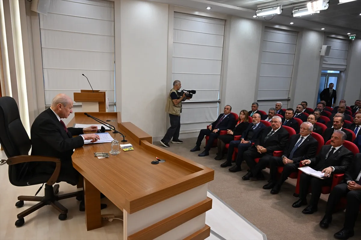 MHP lideri Bahçeli, İl Başkanları Toplantısı’na katıldı