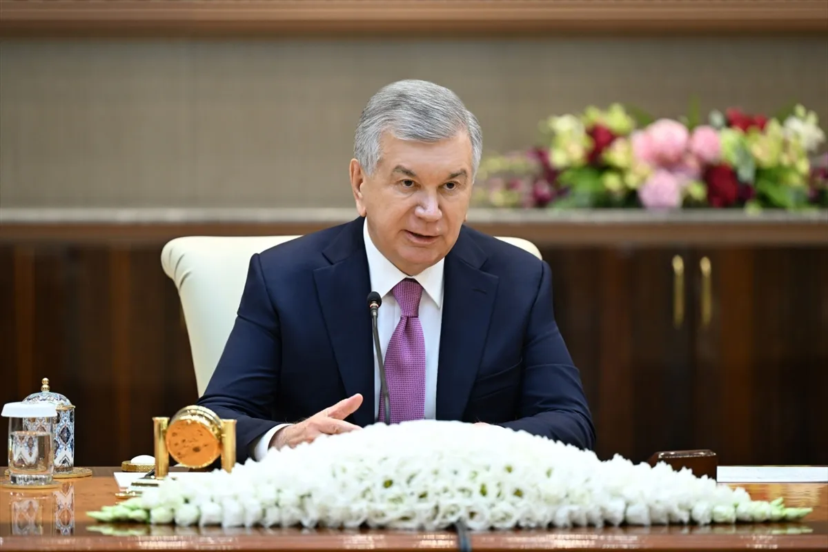 Özbekistan Cumhurbaşkanı Mirziyoyev, Türk şirketlerinin yöneticileriyle görüştü 3. kare