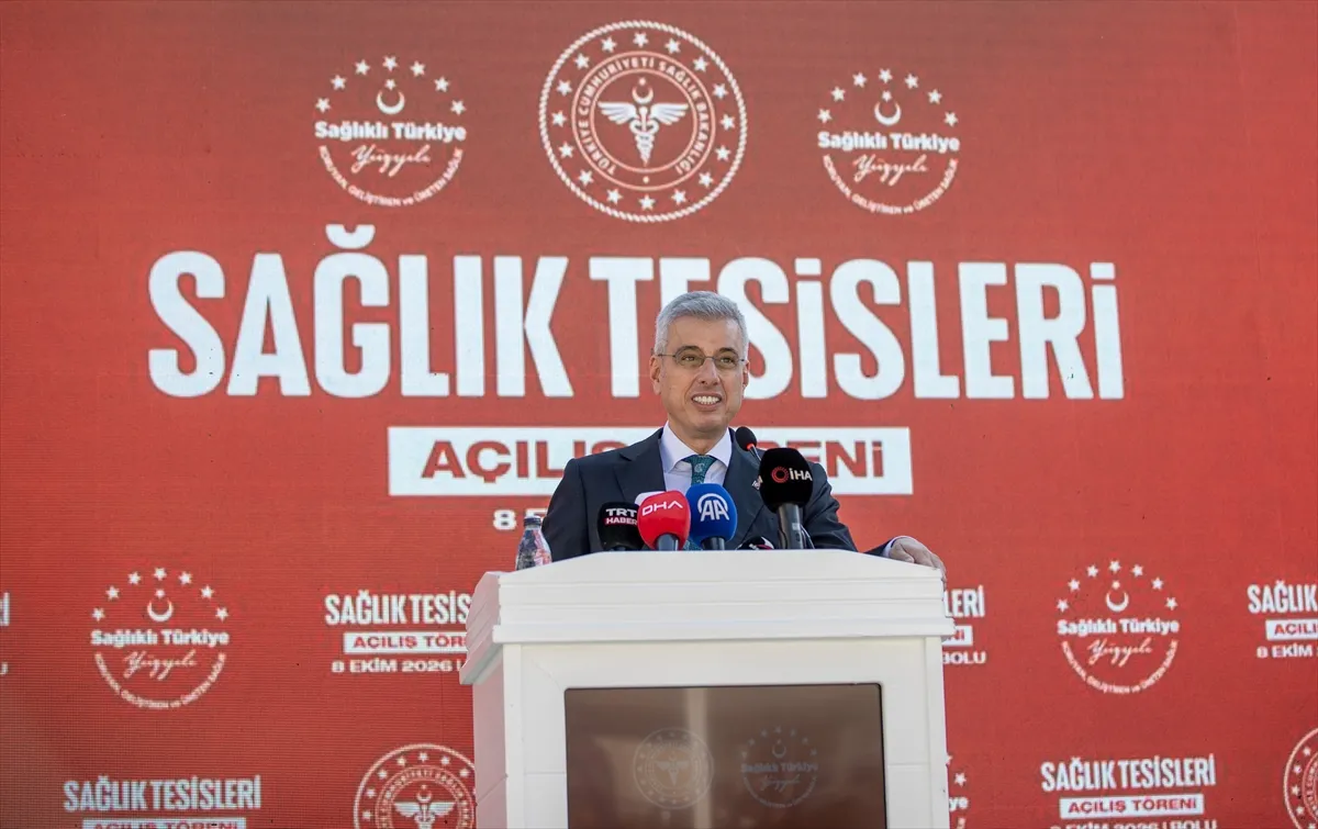 Sağlık Bakanı Memişoğlu, Bolu’da Eczacı Rumeysa Gültekin Hemodiyaliz Merkezinin açılışında konuştu