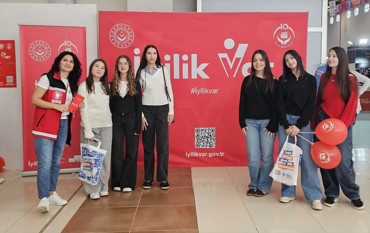 İyilik Var Platformu Samsun Kitap Fuarı’nda tanıtıldı