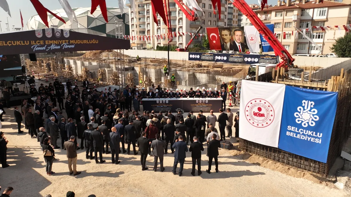 Selçuklu İlçe Emniyet Müdürlüğü Yeni Hizmet Binası’nın temeli atıldı Selçuklu İlçe Emniyet Müdürlüğü Yeni Hizmet Binası’nın temeli atıldı