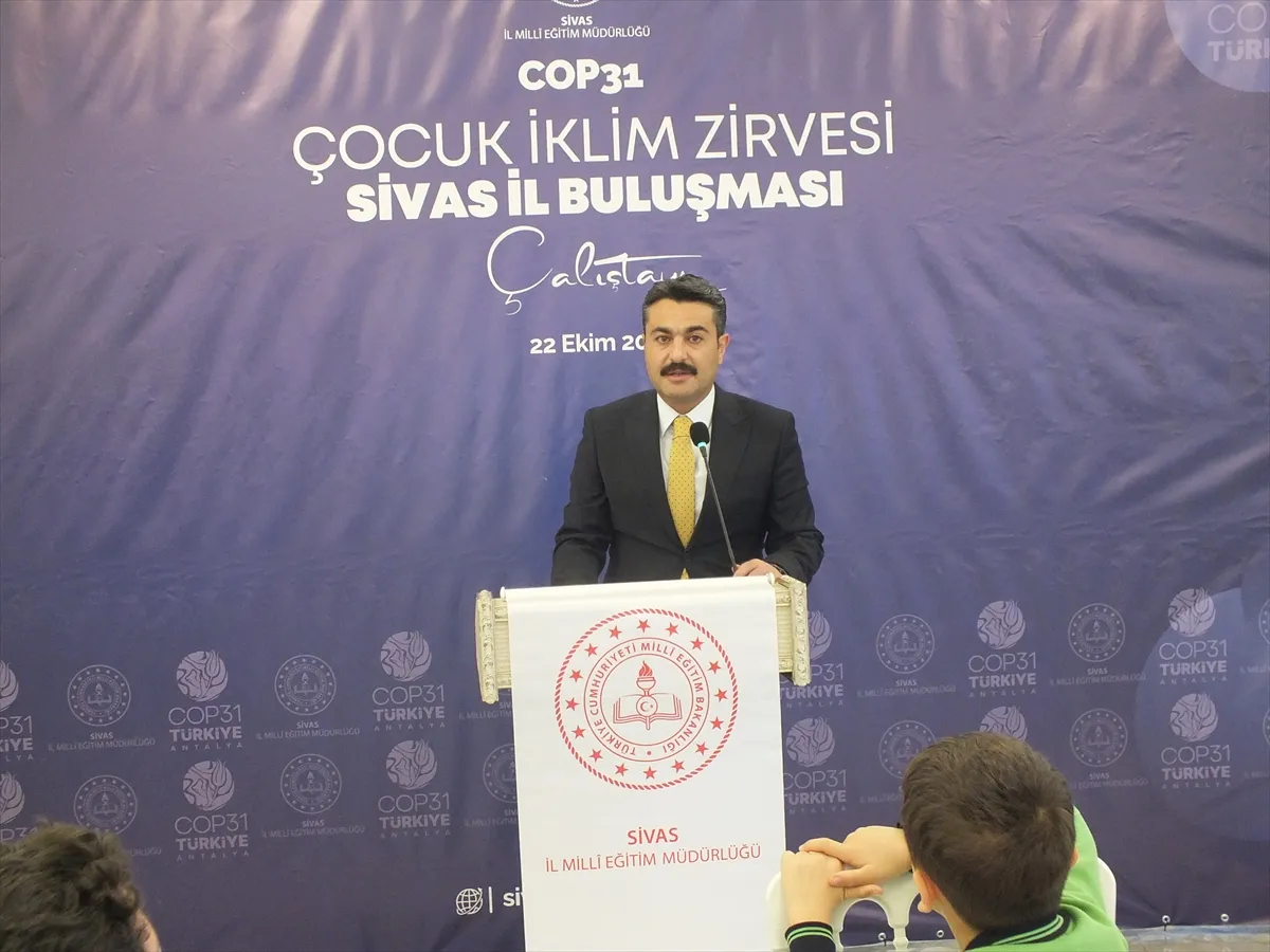 Sivas’ta COP31 Çocuk İklim Zirvesi çalıştayı yapıldı