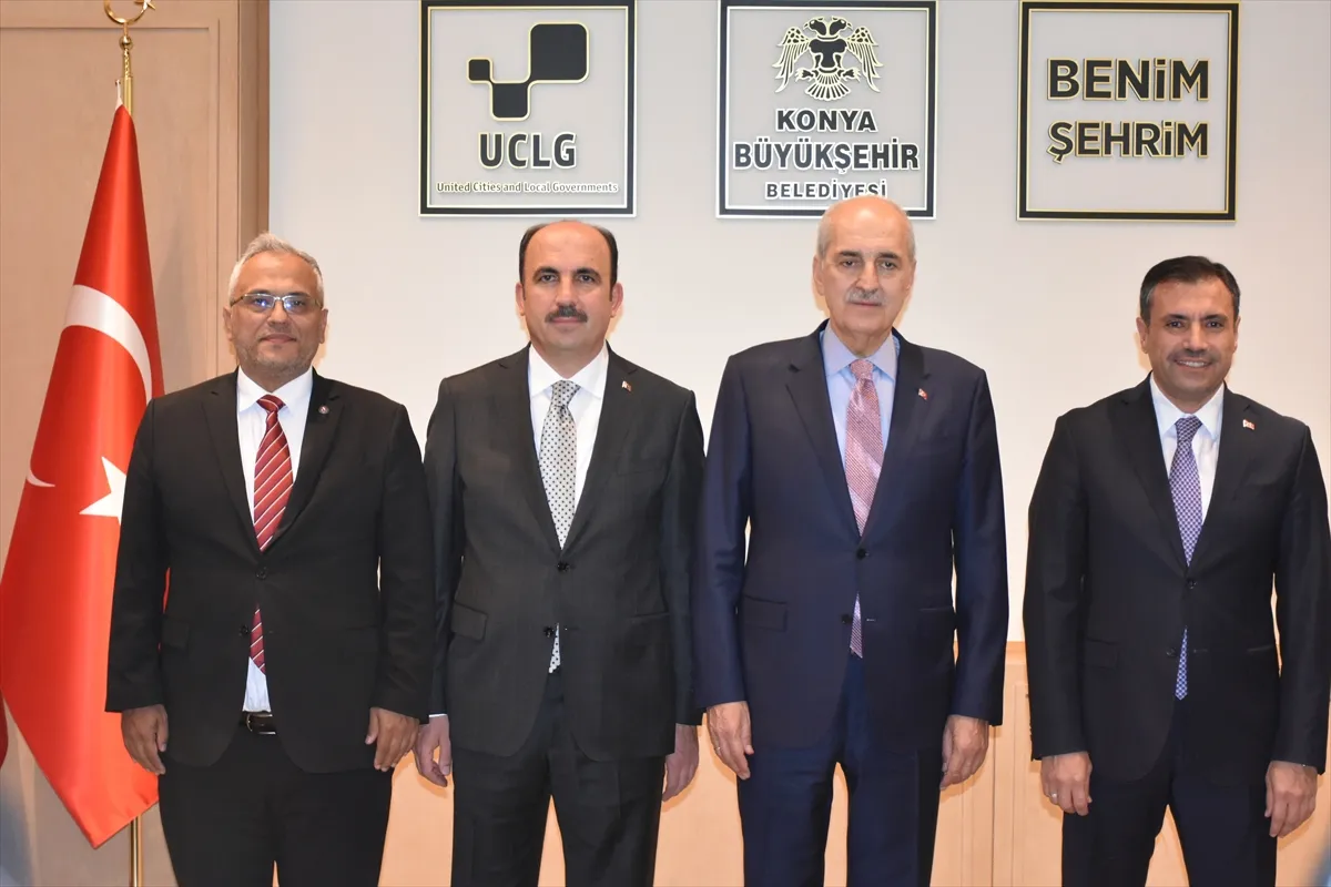 TBMM Başkanı Kurtulmuş, Konya’da Valilik ve Büyükşehir Belediyesini ziyaret etti
