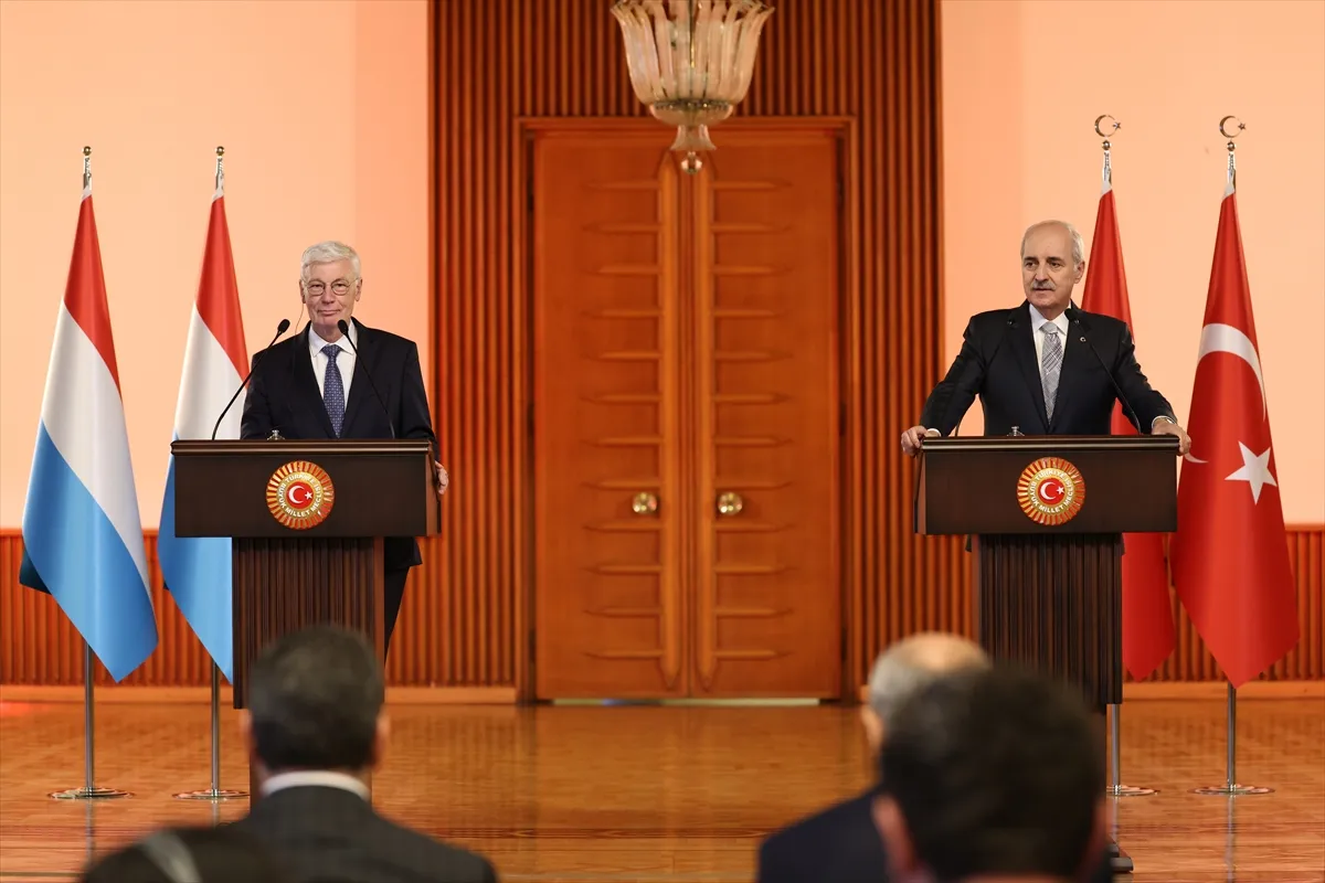 Kurtulmuş, Lüksemburg Meclis Başkanı Wiseler ile bir araya geldi 2. kare