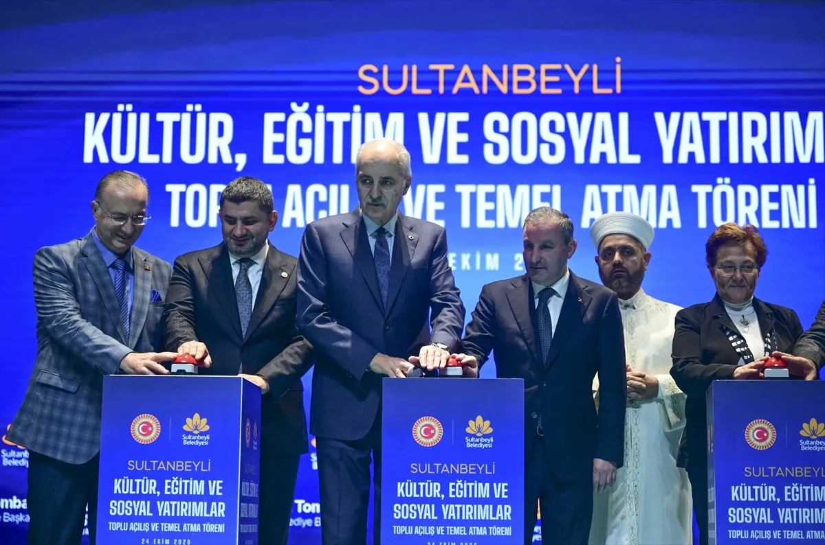TBMM Başkanı Kurtulmuş, Sultanbeyli’de toplu açılış ve temel atma töreninde konuştu 3. kare