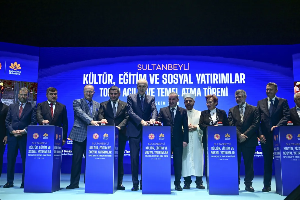 TBMM Başkanı Kurtulmuş, Sultanbeyli’de toplu açılış ve temel atma töreninde konuştu 6. kare