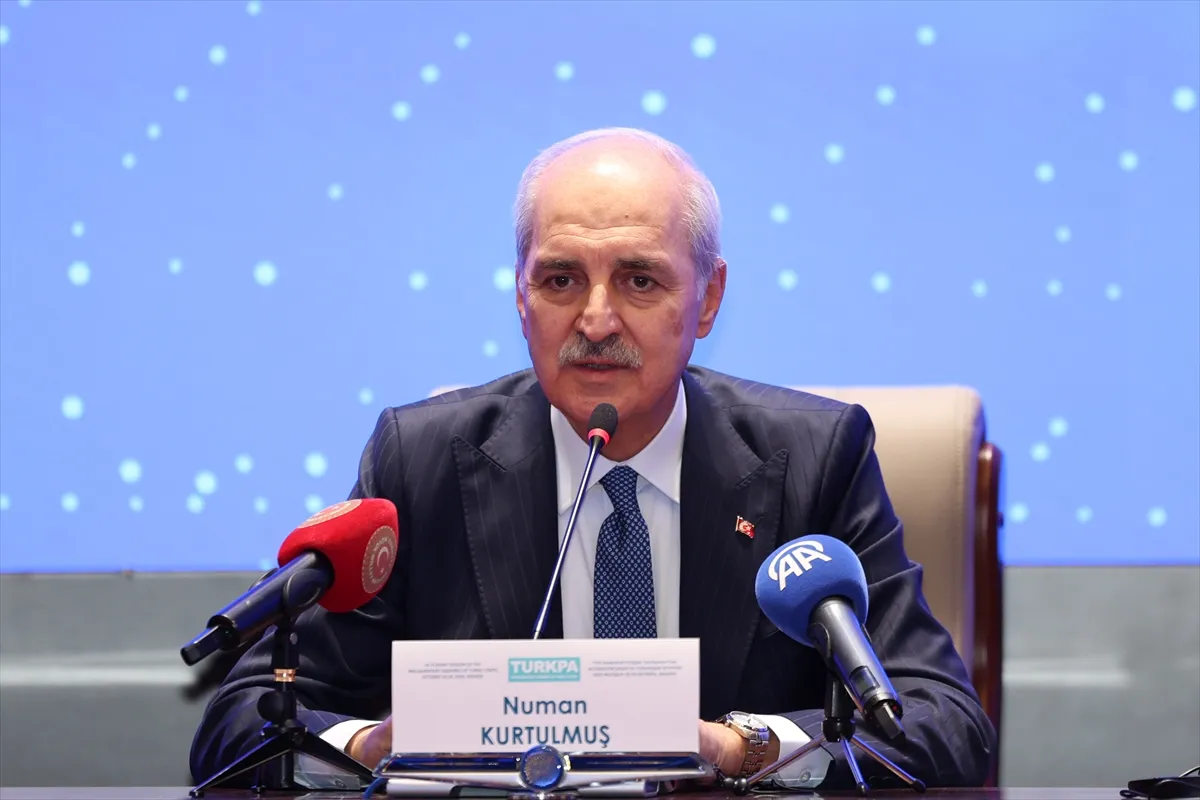 TBMM Başkanı Kurtulmuş, TÜRKPA üyesi ülkelerin meclis başkanlarıyla ortak basın toplantısı düzenledi TBMM Başkanı Kurtulmuş, TÜRKPA üyesi ülkelerin meclis başkanlarıyla ortak basın toplantısı düzenledi