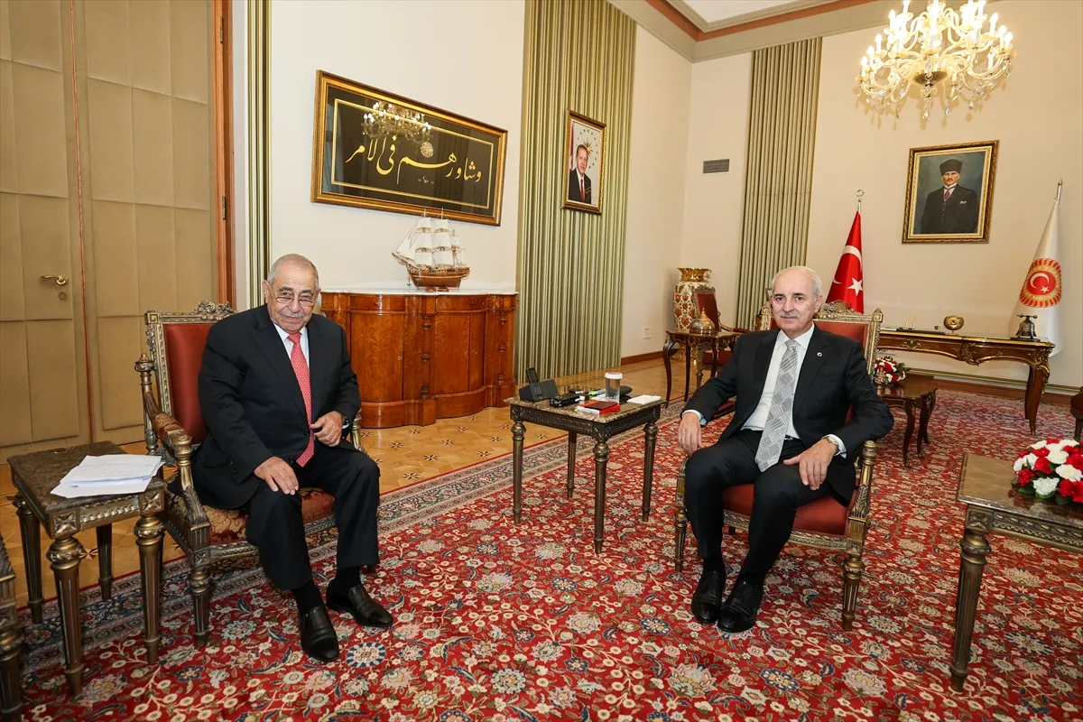 TBMM Başkanı Kurtulmuş, Ürdün-Türkiye Parlamentolar Arası Dostluk Grubu heyetini kabul etti TBMM Başkanı Kurtulmuş, Ürdün-Türkiye Parlamentolar Arası Dostluk Grubu heyetini kabul etti