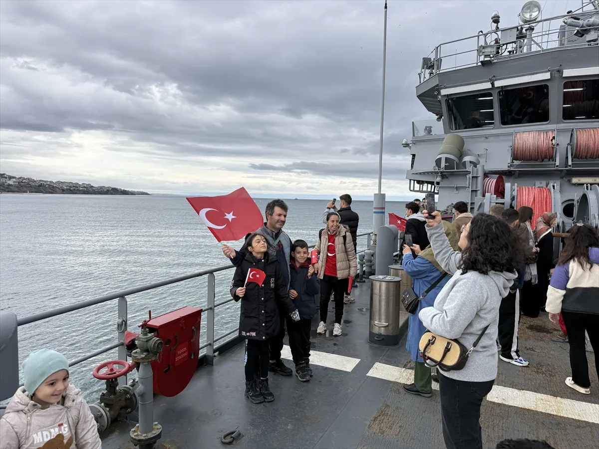 Tekirdağ’da arama kurtarma gemisi TCG Işın ziyarete açıldı Tekirdağ’da arama kurtarma gemisi TCG Işın ziyarete açıldı