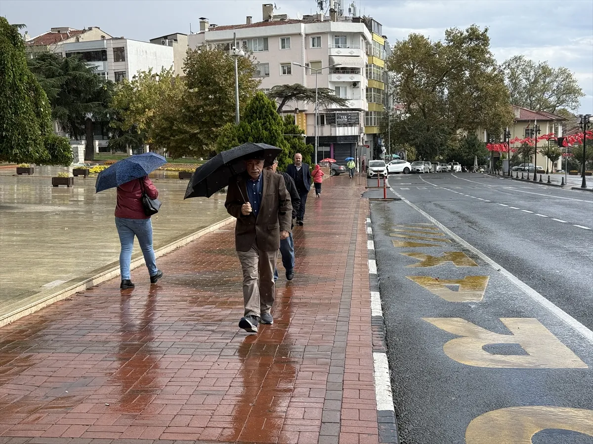 Tekirdağ’da sağanak etkili oldu Tekirdağ’da sağanak etkili oldu