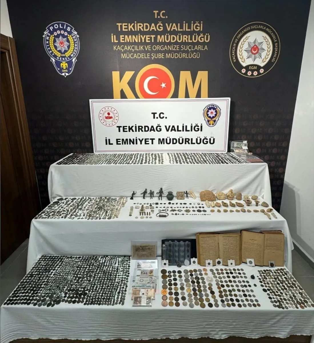 Tekirdağ’da tarihi eser operasyonunda gözaltına alınan şüpheli tutuklandı