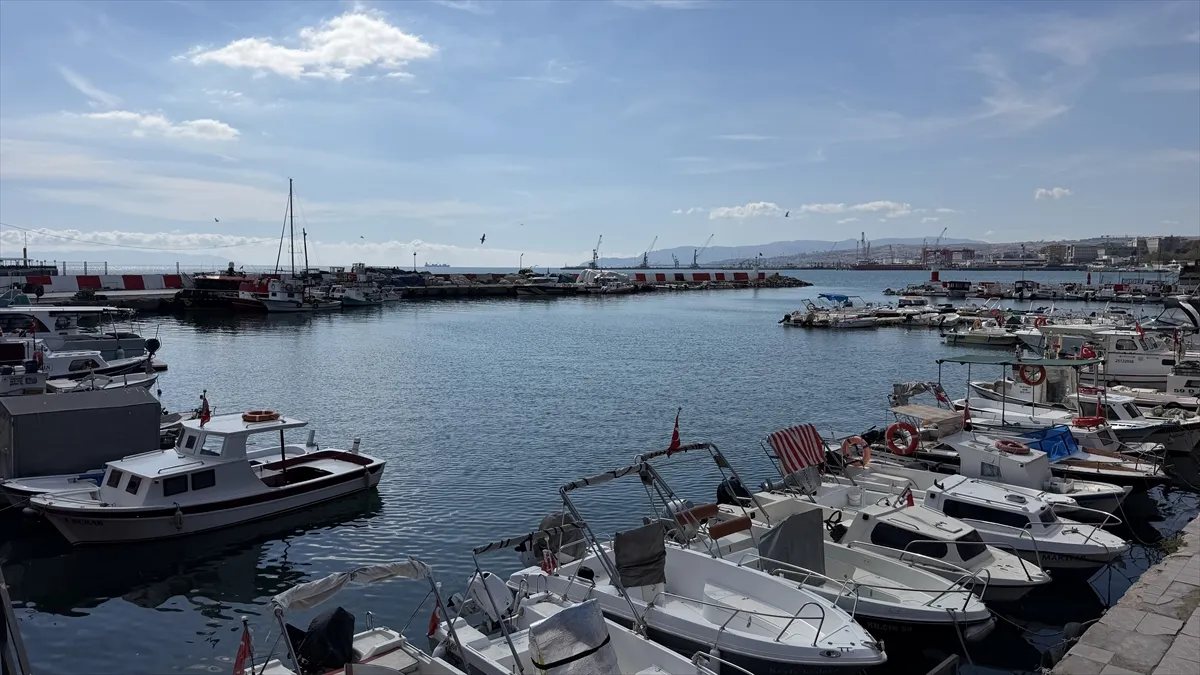 Tekirdağlı balıkçılar fırtınanın ardından limana palamutla döndü Tekirdağlı balıkçılar fırtınanın ardından limana palamutla döndü