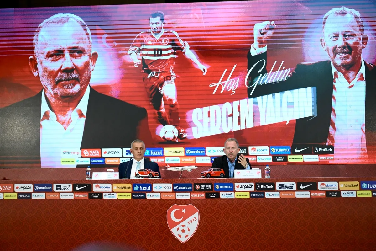 TFF, teknik direktör Sergen Yalçın ile 4 yıllık sözleşme imzaladı