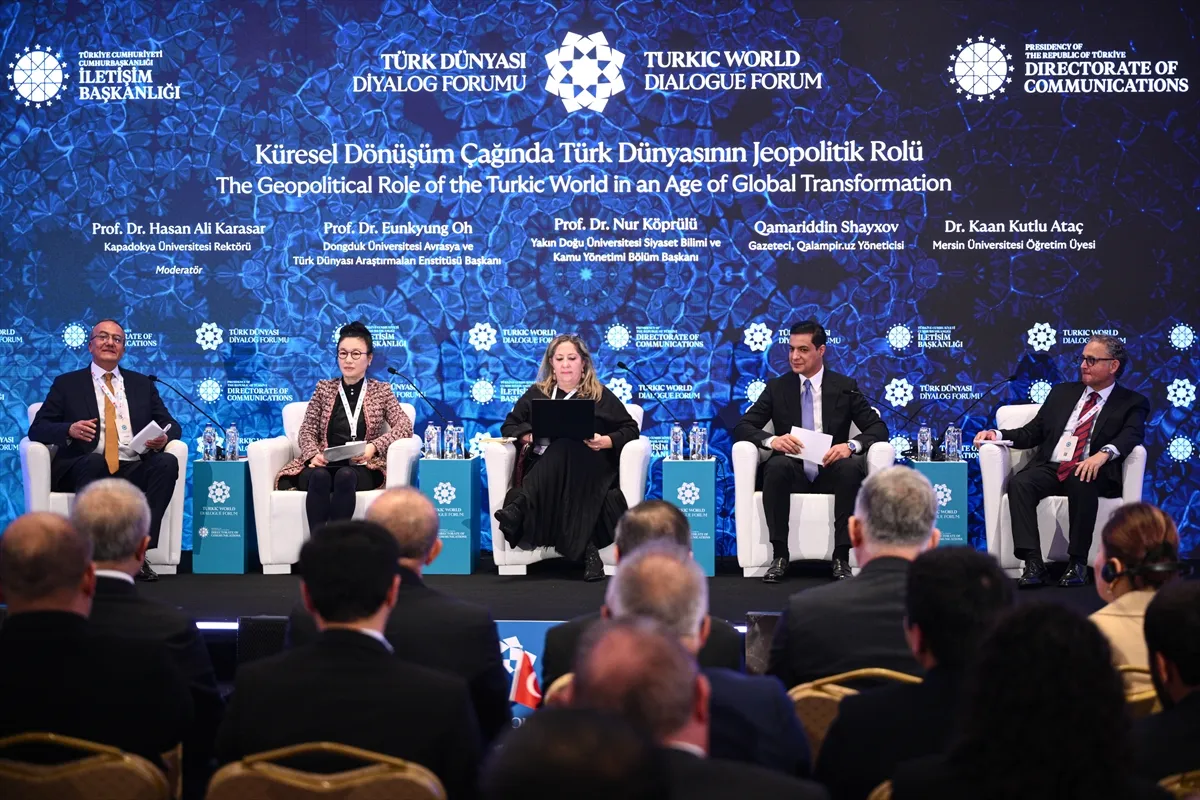 "Türk Dünyası Diyalog Forumu" kapsamında "Küresel Dönüşüm Çağında Türk Dünyasının Jeopolitik Rolü" Paneli düzenlendi 5. kare