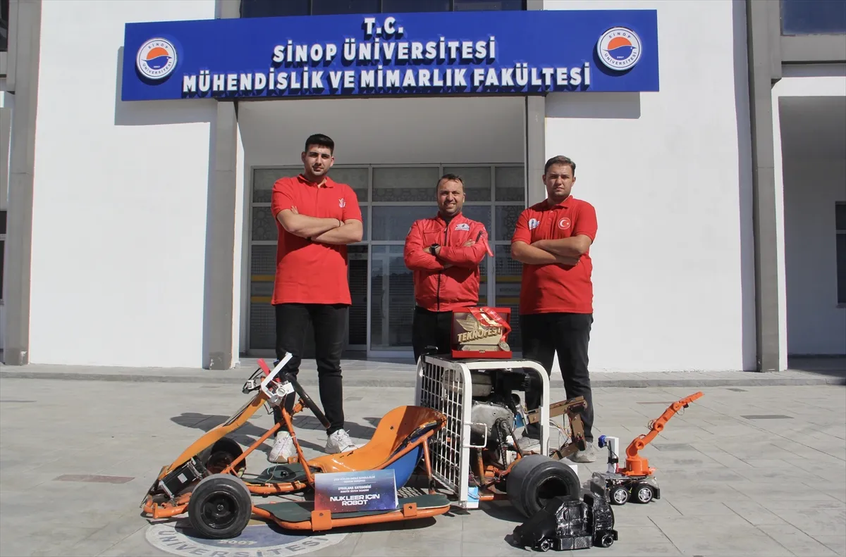 Üniversite öğrencileri nükleer tesislerde kullanılabilecek robot araçlar tasarladı Üniversite öğrencileri nükleer tesislerde kullanılabilecek robot araçlar tasarladı