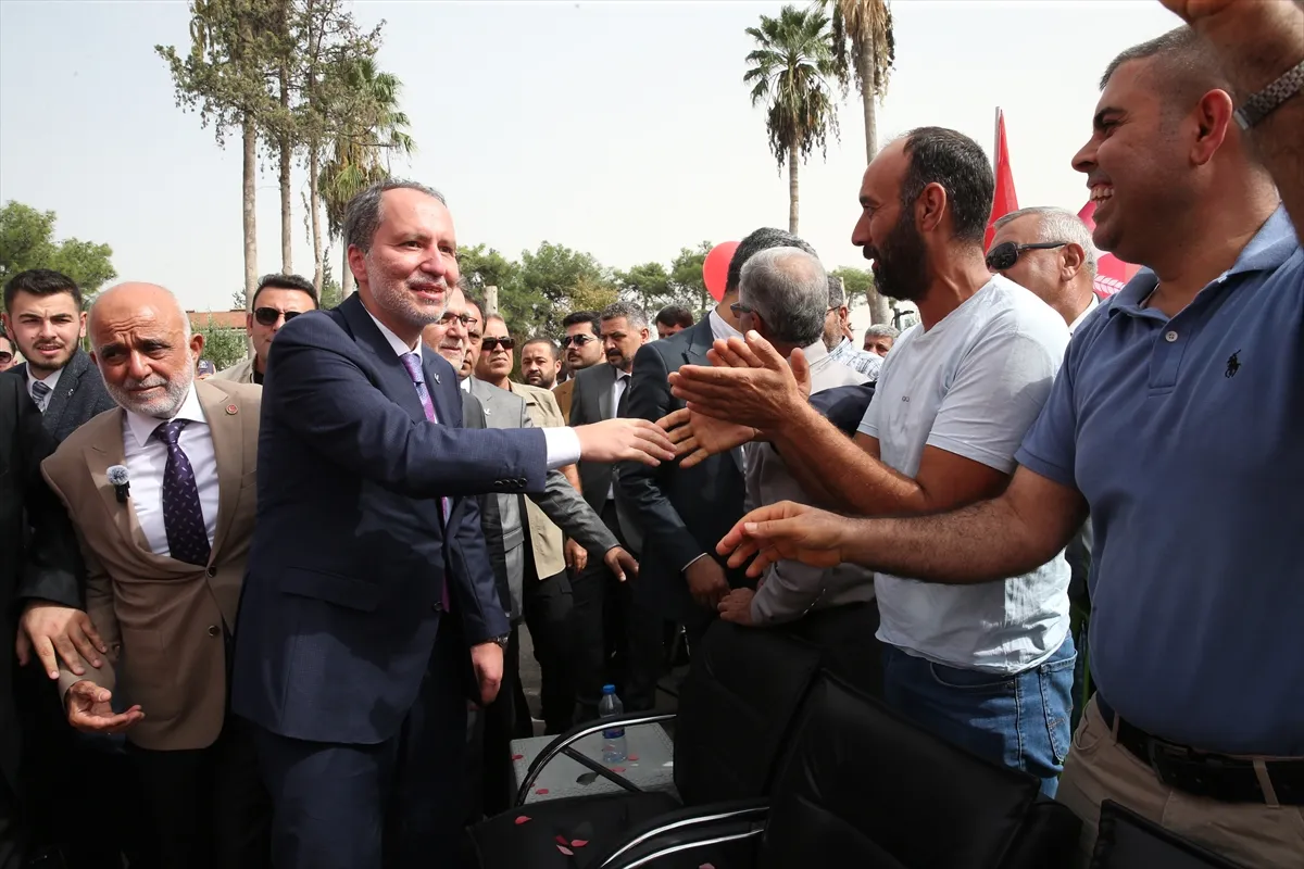 Yeniden Refah Partisi Genel Başkanı Fatih Erbakan Hatay’da konuştu