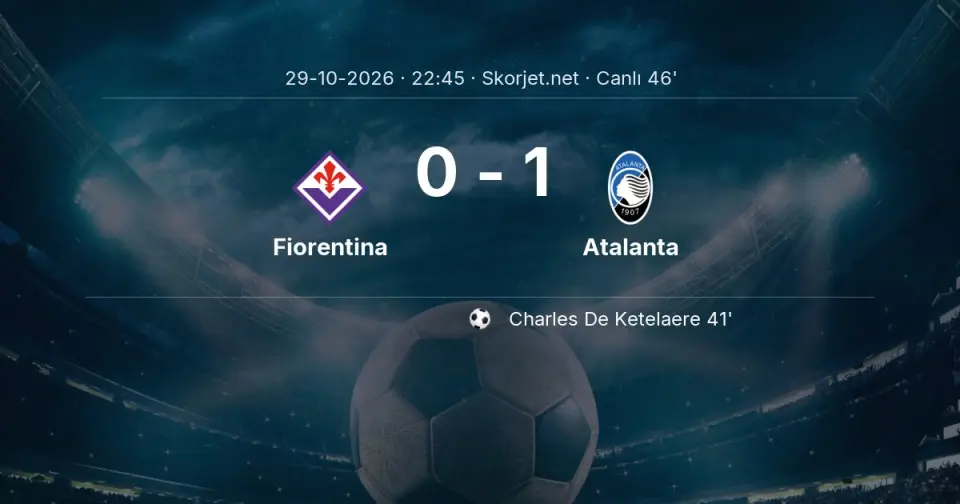 CANLI | Fiorentina - Atalanta maçı başladı