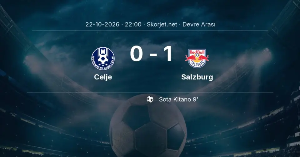 CANLI GOL | Celje 0-1 Salzburg - Sota Kitano (9. dakika) CANLI GOL | Celje 0-1 Salzburg - Sota Kitano (9. dakika)