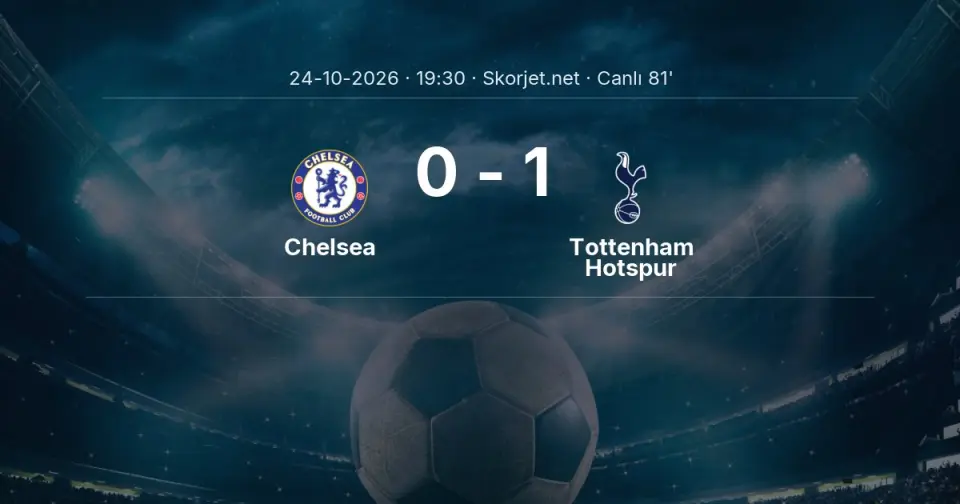 CANLI GOL | Chelsea 0-1 Tottenham Hotspur - Mike Penders (77. dakika)