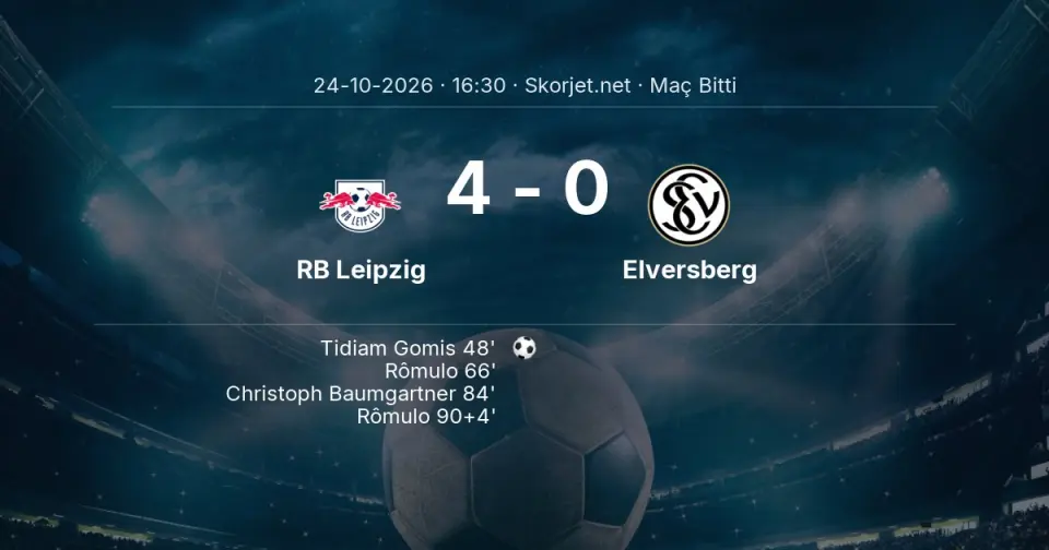 CANLI GOL | RB Leipzig 4-0 Elversberg - Rômulo (90. dakika) CANLI GOL | RB Leipzig 4-0 Elversberg - Rômulo (90. dakika)